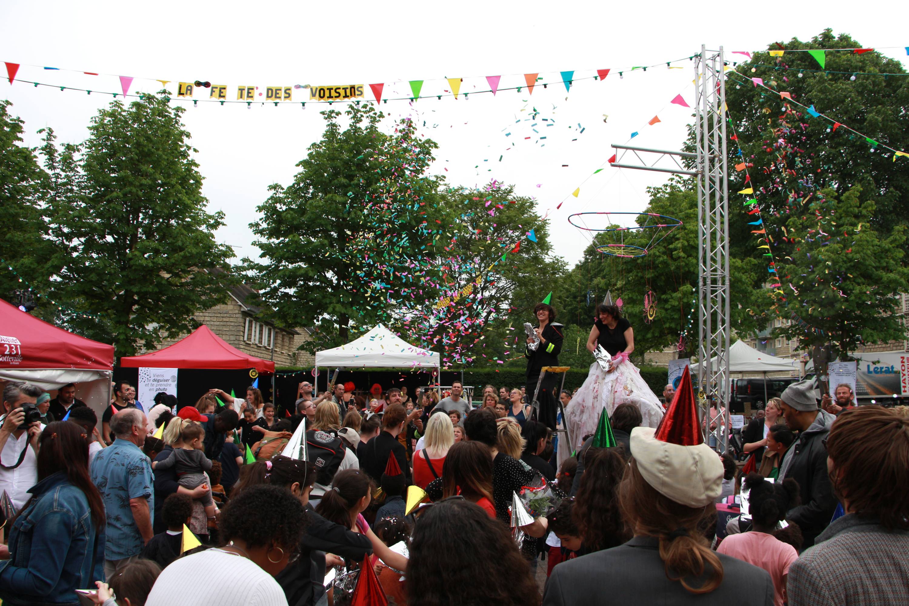 Projet Faire la fête - Collectif Random - Sotteville-lès-Rouen 2018